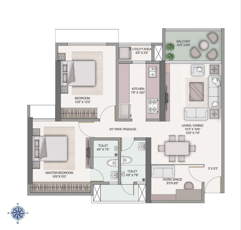 iriskashishpark- Floor Plan