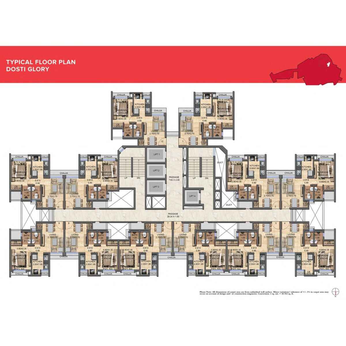 Dosti-Greater-Thane-Floor-Plan-Glory